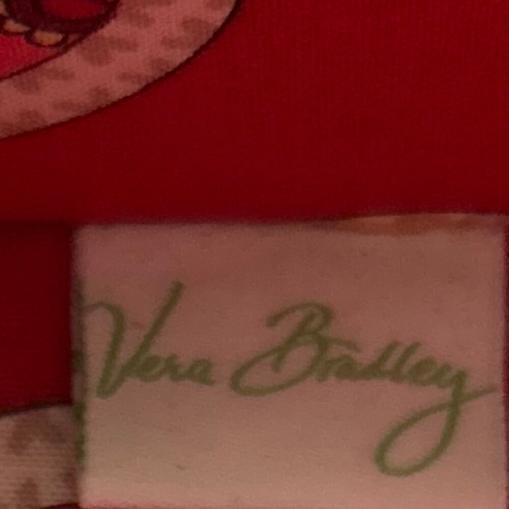 Vera Bradley Retro Red Heart Shaped Quilted Paisley Print Jewelry Box… - Picture 2 of 12